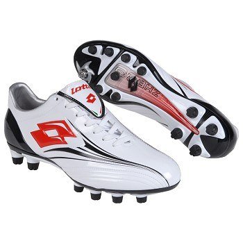 Lotto Zhero Evolution Tre Shoes (WHITE/BLACK/RED)