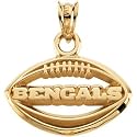 14K Yellow Gold Cincinnati Bengal's Football Pendant