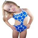 Fruscio Bubble Mädchen Monokini Blau