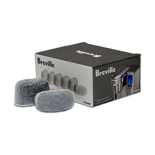 Breville BKC600RF Gourmet Single Cup Coffee Brewer Replacement Filters, 6-Pack