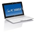 ASUS Eee PC 1008HA Seashell 10.1-Inch Pearl White Netbook - 6 Hour Battery Life