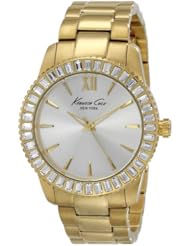 Kenneth Cole New York Womens KC4989 Classic Analog Display Japanese Quartz Gold Watch