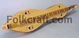FolkRoots Northern Cherry Hourglass Dulcimer With Sitka Spruce Soundboard And Leaf Heart Tone Holes