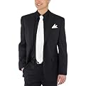 Boston Traveler Solid Color Microfiber Tie and Hanky Set