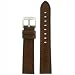 Watch Band Dark Brown Genuine Leather 24 millimeter Tech Swiss