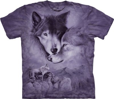 purple wolf shirt