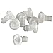 Stop-Stem Bumpers (Pack of 8) - Durable Semi-Transparent Cabinet Protectors for Kitchen Cabinets - Soft-Cushioning & Anti-Slip Cabinet Door Bumpers - Easy to Install Kitchen Cabinet Bumpers