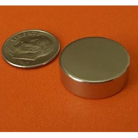 "Applied Magnets" - 3/4" X 1/4" Super Strong Rare Earth Neodymium Disc Magnet, Set of 8 Pieces