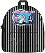 Jonas Brothers Black Pinstripes Stars Backpack Bag