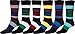Sakkas Men's Classic Patterned Dress Socks Value 6-Pack
