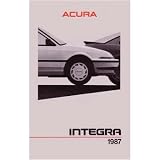 1987 ACURA INTEGRA Owners Manual User Guide by Unknown