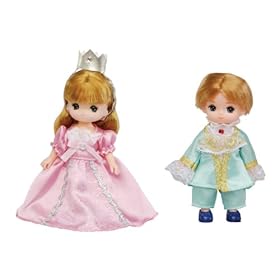 【クリックで詳細表示】リカちゃん リカドレス ミキちゃんマキちゃんおゆうぎかい ドレスセット シンデレラとおうじさま