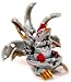 Bakugan New Vestroia Bakuneon LOOSE Single Figure Luminoz (Grey) Ingram