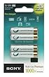 Sony NHAAAB4K - Pilas recargables Cycle Energy Blue, Ni-Mh AAA 1.2 volts, 800 mAh, 4 unidades