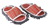 Mop Slippers - Plaid