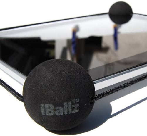 iBallz Originals Universal 9" - 12" Tablet Rugged Case in Black (Unique Shock-absorbing Harness, Lightweight, 360° Drop Protection, Handle and Stand Function)