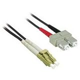 Cables to Go - Patch cable - LC multi-mode (M) - SC multi-mode (M) - 6.6 ft - fiber optic - 62.5 / 125 micron - black