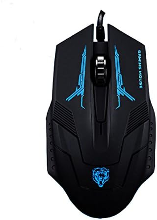 Optical Wired Mouse Ancoole 3-Button Ergonomic USB Practical Mice for Simple Computer Game office and home