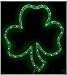 LIGHTED SHAMROCK ST. PATRICK'S DAY OUTDOOR DECORATIONS