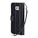 Galaxy S6 Edge Case, ACEABOVE [Stand Feature] Galaxy S6 Edge Wallet CaseNEW [Book Cover Case] [Black] - Premium Genuine Leather Wallet cover with Hand Strap - Galaxy S6 Edge Leather Case with STAND Flip Cover and Credit Card ID Holders for Samsung Galaxy S6 Edge 2015 Model - (Black)