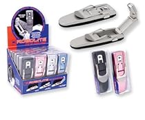 LED Task / Reading Clip Light - Flexible Auto Robotic Book/Laptop LED light W/clip- silver