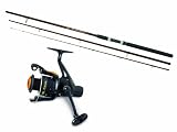 Zebco Feeder Combo - Canne à pêche 11' (3,30 m) - Noir / Marron