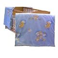 Bettw�sche f�r Babybett 100 x 135 cm B�rchen blau