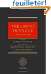 The Law of Privilege