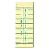 Tops Acroprint Cincinnati Lathem Simplex Stromberg Timecard 3-1/2 X 9 500/B ....