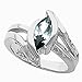 Platinum Sky Blue Topaz Ring