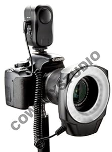 CowboyStudio Macro Ring LED Light, Compatible with Canon/Sony/Nikon/Sigma lenses