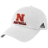 adidas Nebraska Cornhuskers White Slouch Hat