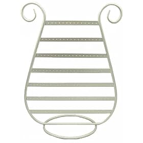 <b>EARRING DISPLAY / HOLDER - SILVER ~ HOLDS OVER 70 PAIRS!</b>