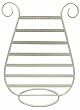 EARRING DISPLAY / HOLDER (SILVER METAL) - HARP SHAPE ~ HOLDS OVER 125 PAIRS