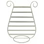 EARRING DISPLAY / HOLDER (SILVER METAL) - HARP SHAPE ~ HOLDS OVER 125 PAIRS OF EARRINGS!