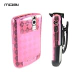 iStyleHQ TPU Case and Belt Clip for BlackBerry Curve 8300 (Pink)