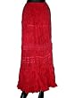 Skirts for Girls Summer Fashion Indian Casual Tier Dress Long Skirt