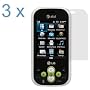 Durable Clear Reusable LCD Screen Protector -3 Packs for for AT&T LG Neon Etna GT365 Cell Phone