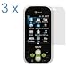 Durable Clear Reusable LCD Screen Protector -3 Packs for AT&T LG Neon Etna GT365 Cell Phone