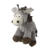 Multipet's Mane Event 11-Inch Donkey Plush Dog Toy