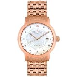 Mens Geneve Diamond Rose Gold Plated Stainless Steel by Jacques Lemans