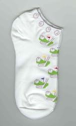 Golf Socks Ladies- Balls and Clubs