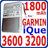 HQRP Internal Battery Replacement for Garmin iQue 3200 , 3600 , 3600a GPS PDA + 2 Type Screwdrivers and Installation Manual + HQRP PDA Screen Protector