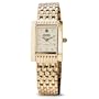 Columbia University Women's Swiss Watch - Gold Quad with Bracelet by M.LaHart