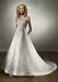 Organza Trimmed with Duchess Satin Wedding Gown