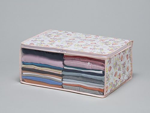 1Storage 4 Case Set Ideal for Clothing and Accessories Tulip Print