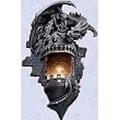 Gothic Dragon light Wall Sculptural hall lamp (The Digital Angel)
