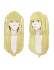 Beauty: Xcoser Death Note Misa Amane Cosplay Anime Long Straight Golden Yellow Costume Wig - Xcoser?