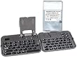 Micro Innovations Universal TKB750U Wireless Infra Red Travel Keyboard for Compaq iPAQ H3630 H3700 + 2400mAh Battery for HP Compaq iPaq 3700, 3730, 3760, 3765, 3100, 3130, 3135, 3150 PDA + Screwdriver and Installation MANUAL
