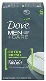 Dove Men +Care Body & Face Bar-Extra Fresh-25.5, oz., 6 ct (Pack of 3)
